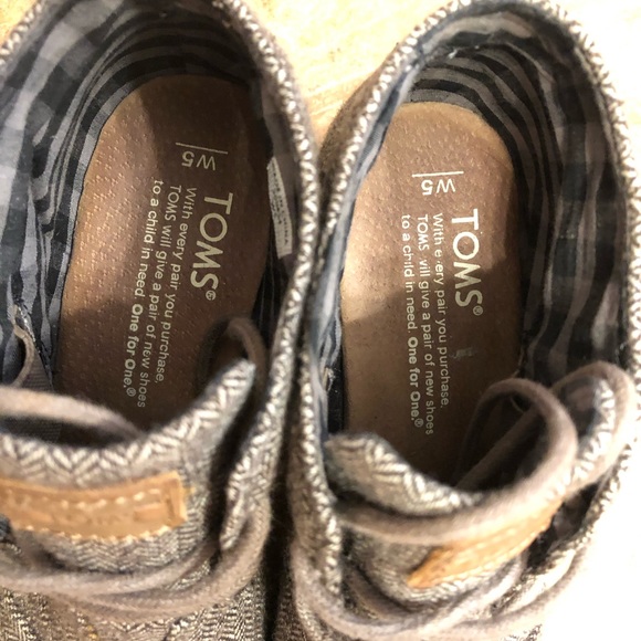 TOMS Herringbone print booties - Picture 5 of 6